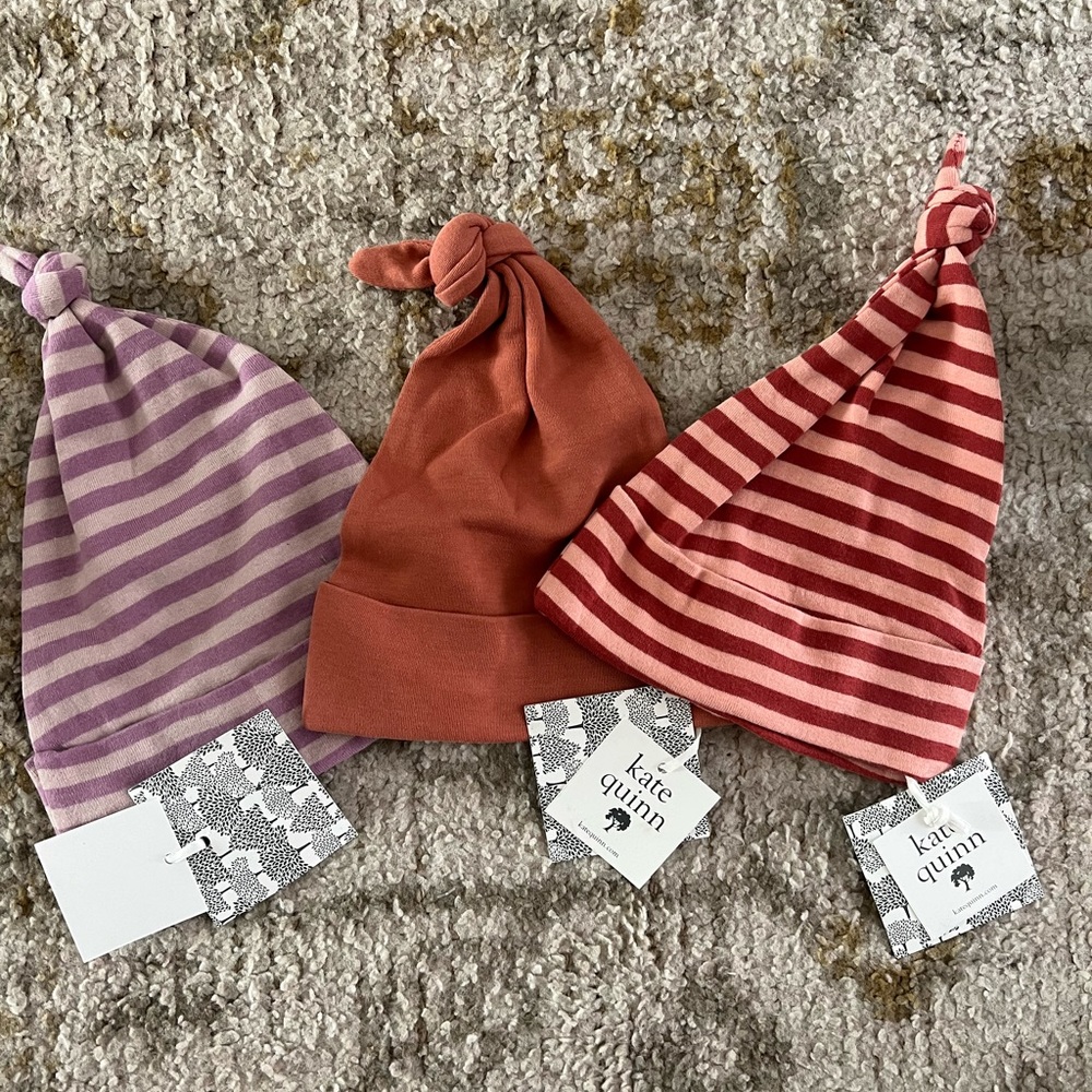 Kate Quinn knot hats